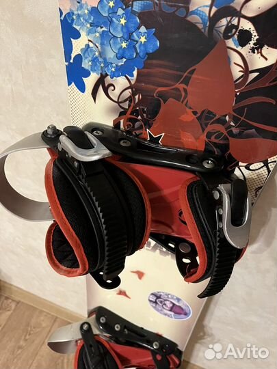 Комплект сноуборд Atom 138 и крепления FLY