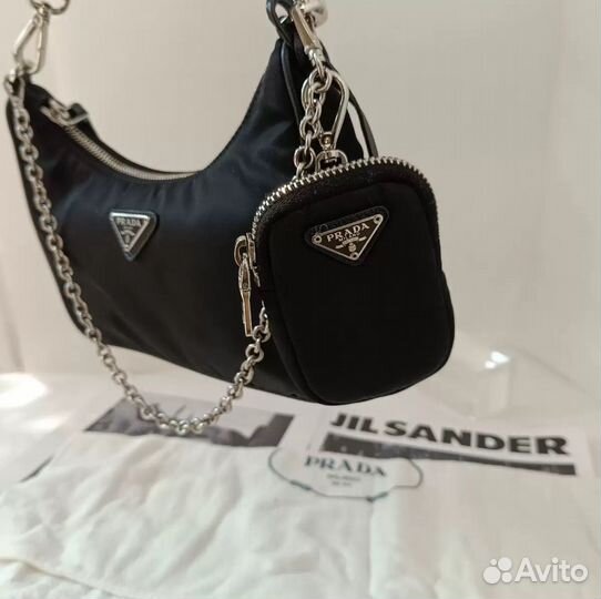 Сумка prada hobo re-edition