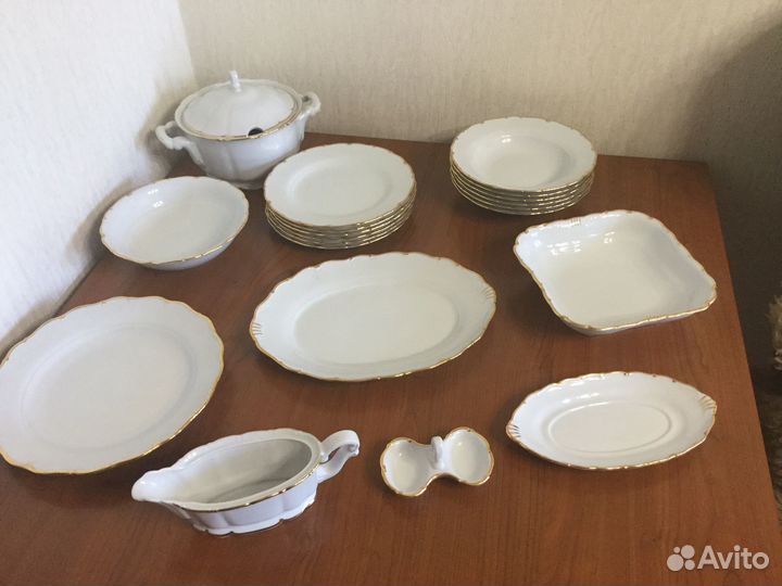 Столовый сервиз, фарфор, Чехия (на 6 персон)