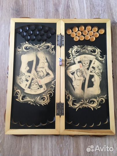 Нарды резные ручной работы