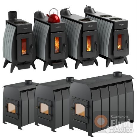 Отопительные печи тмф и Везувий