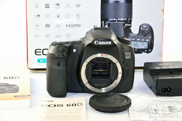 Canon EOS 60D 18.0MP зеркалка body