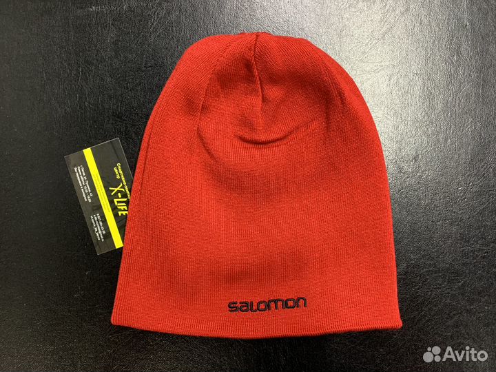 Шапка salomon flat spin reversible BK/BRI-X