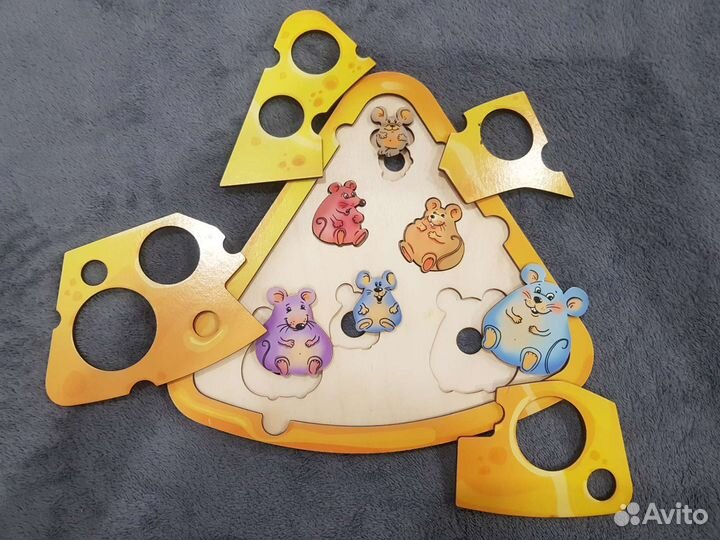 Деревянный пазл-головоломка 