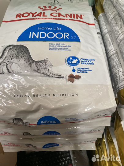 Корм доя кошек Royal Canin Indoor 10 кг