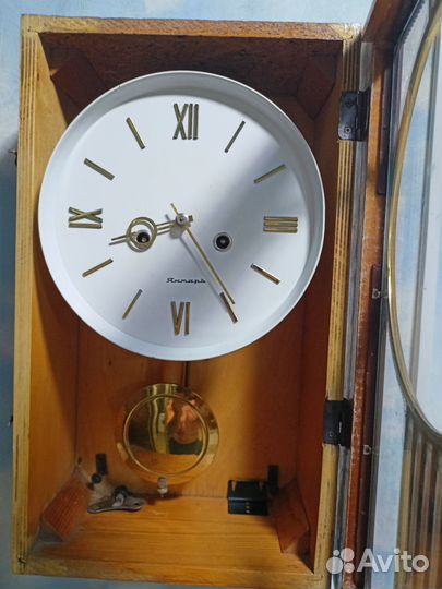 Часы Янтарь с боем и часы 2 - ой Московский завод
