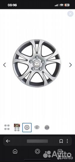 Литые диски r16 mazda 6