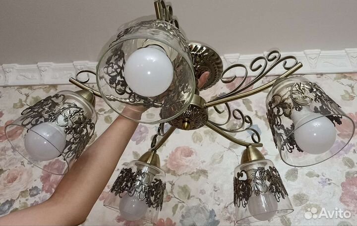 Люстра 5 рожков