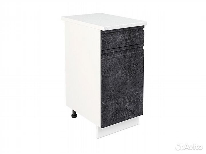 Кухня Бруклин тумба шн1Я 400 бел фасад шн1Я 400 б