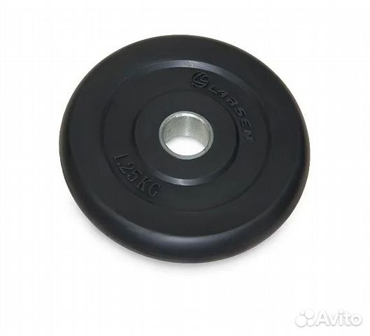 Диск обрезиненный Larsen 1,25 кг