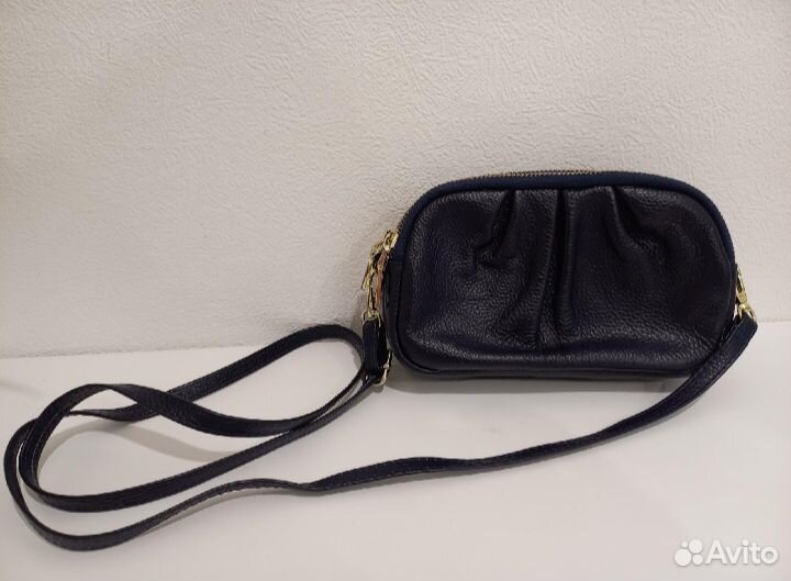 Сумка экокожа синяя