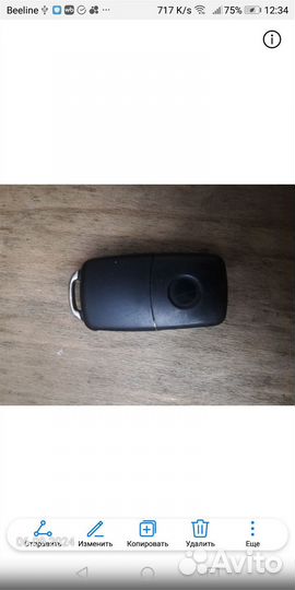 Ключ Фольксваген поло, оригинал