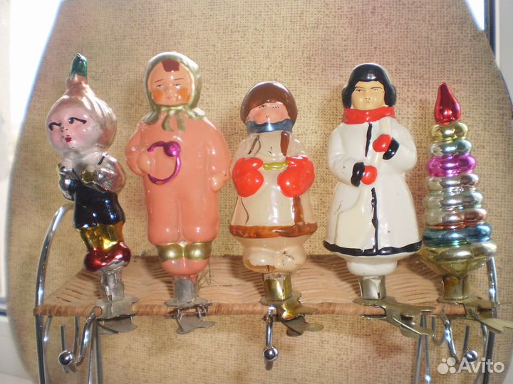 Елочные игрушки СССР редкие