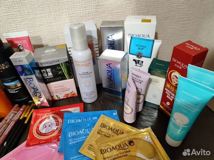 Много разной косметики