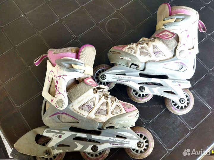 Роликовые коньки Rollerblade раздвижные р. 29-34