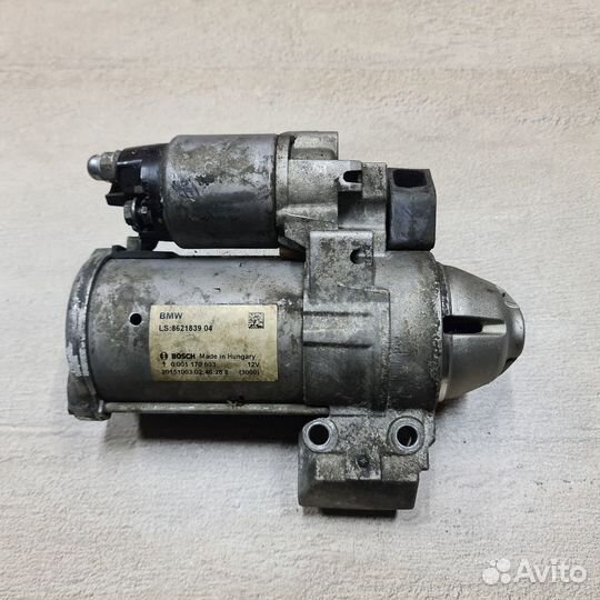 Б/у стартер BMW, двигатели - B38, B46, B48