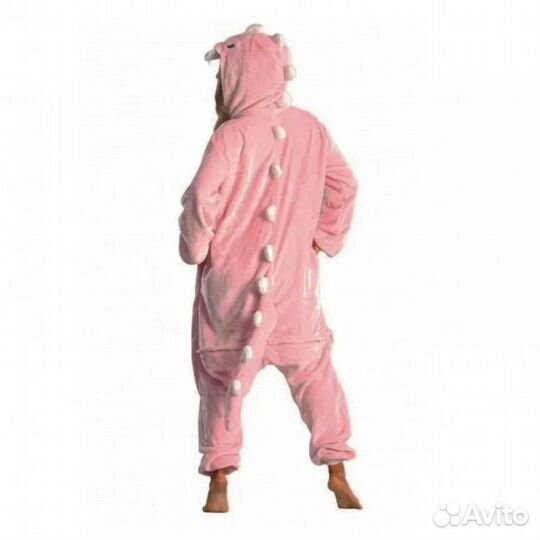 Кигуруми пижама Дракон розовый