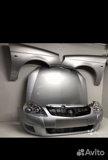 Крашенные детали на приору