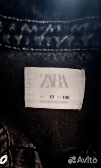 Джинсовая рубашка Zara для мальчика 140см Оригинал