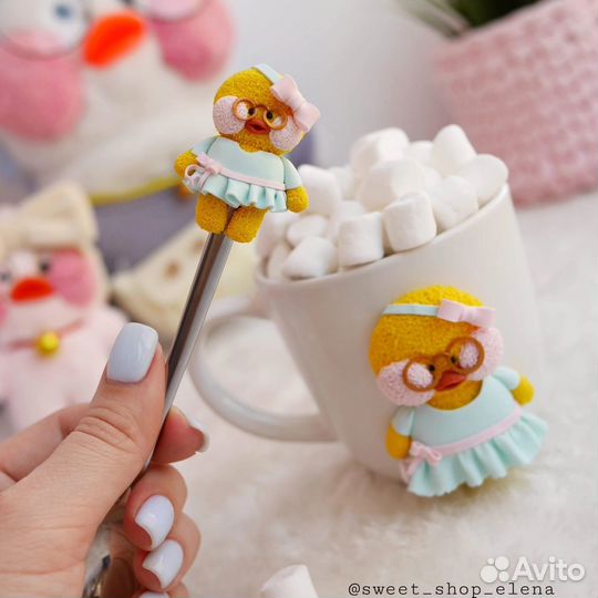 Набор с декором из полимерной глины