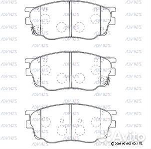 Колодки тормозные передние