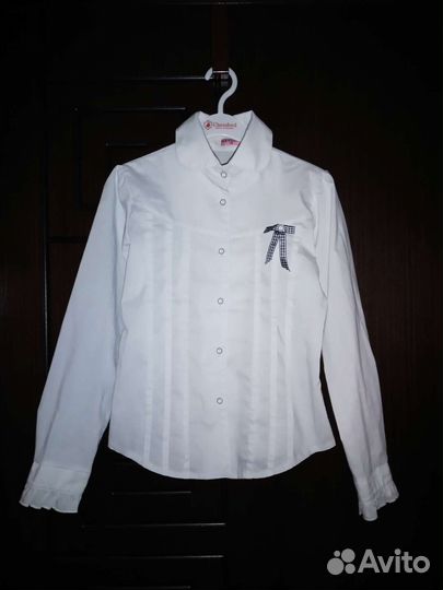 Блузка белая р.134-140