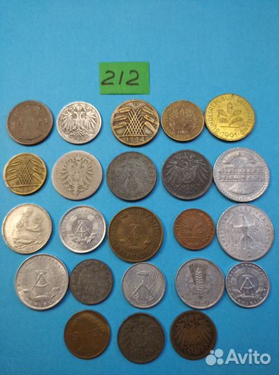 Набор монет Германия,Финляндия,Польша,Испания