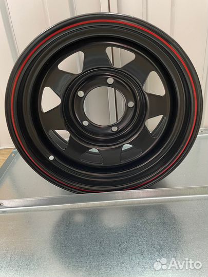 Диск колесный стальной 15х7 5х139.7 черный