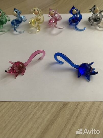 Стеклянные фигурки