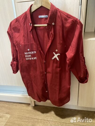 Рубашка на мальчика 164