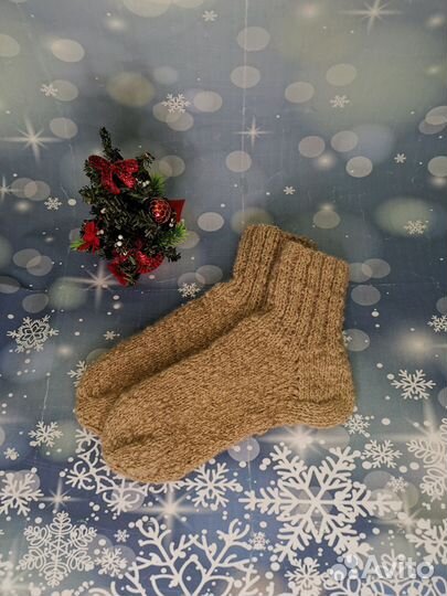 Носки вязаные ручной работы мужские