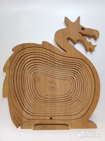 Фруктовница складная с головой дракона