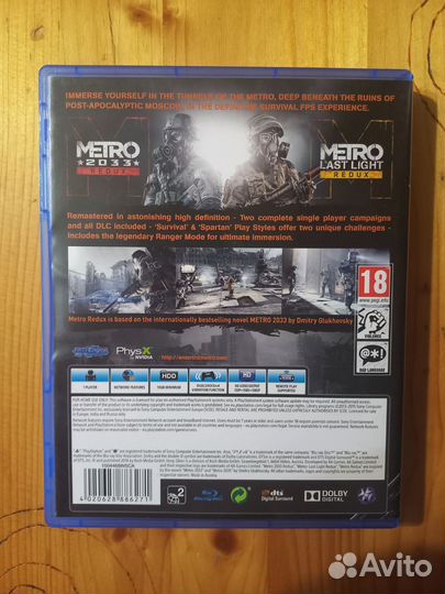 Metro Redux Ps4