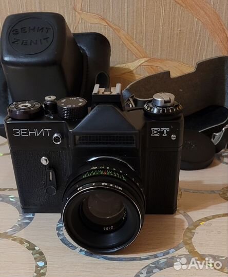 Фотоаппарат Зенит плёночный с кофром