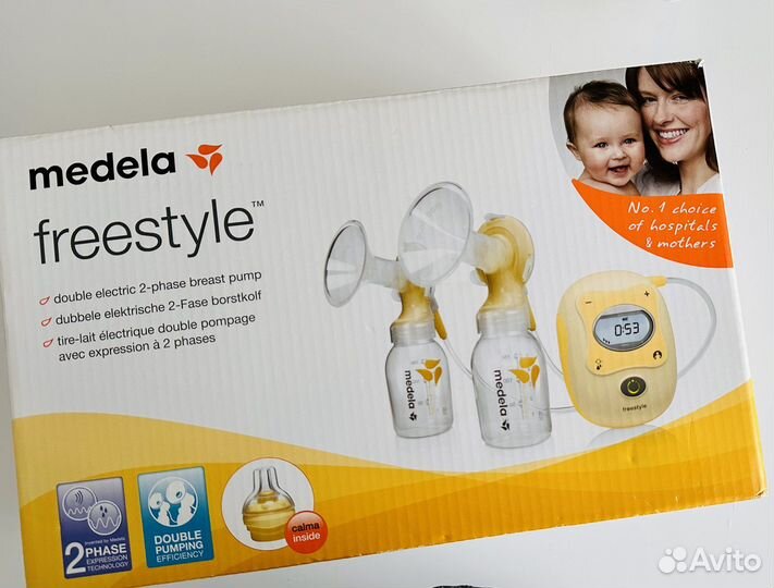 Двойной молокоотсос электрический Medela Freestyle