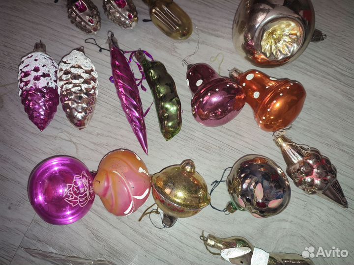 Елочные игрушки СССР советские