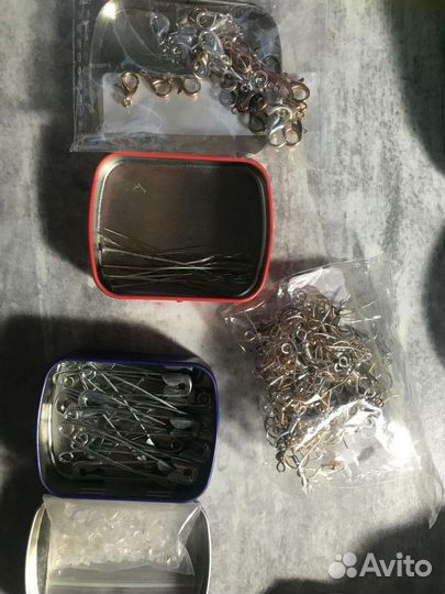 Бисер, бусины, фурнитура