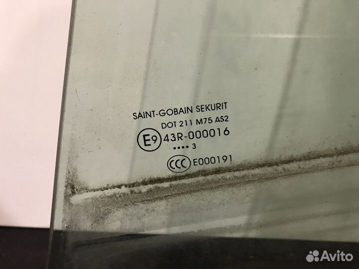 Стекло передней левой двери Citroen Berlingo Ситро