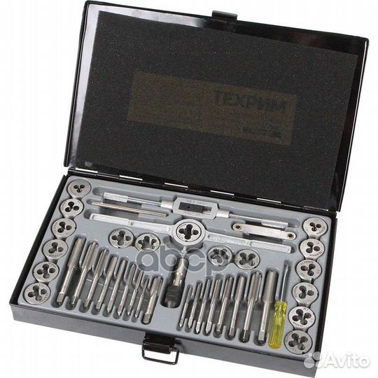 Набор метчиков и плашек М3 - 12, 40 предметов