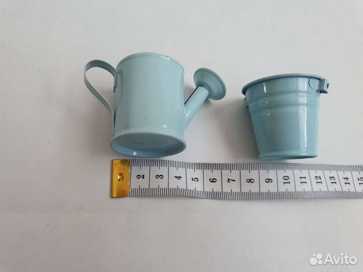 Лейка и ведерко декоративные и для игр