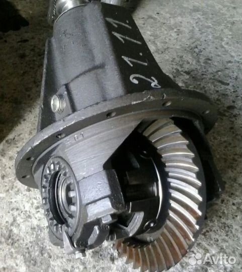 Редуктор моста газель с механической блокировкой