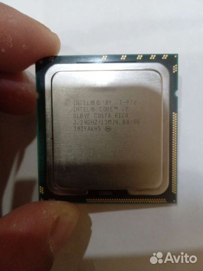 Процессор intel core i7 970, 6 ядер 12 потоков