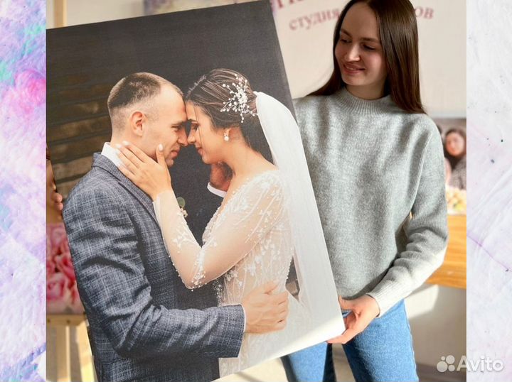 Портрет на холсте по фото