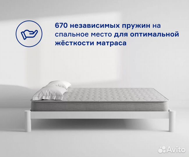 Матрас Hypnoz Spring Evo 200x90 см, Новый