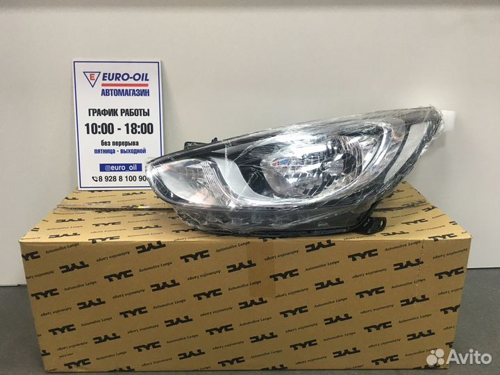Фара Левая Hyundai Solaris 2010-2014