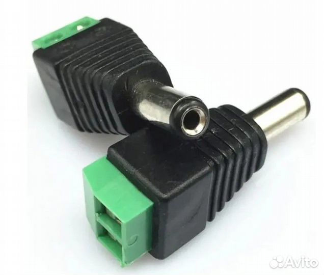 Новые Разъемы питания DC 5.5 x 2.1 мм 10штук