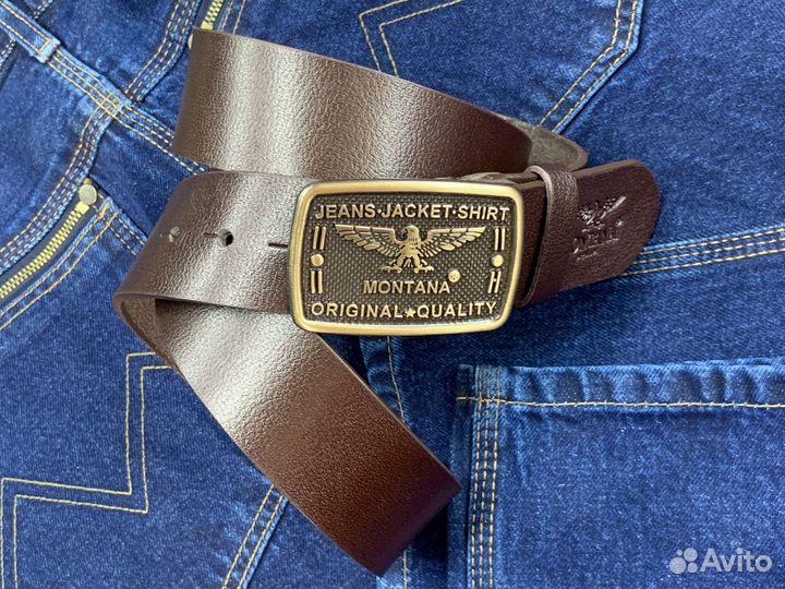 Кожаный ремень Montana
