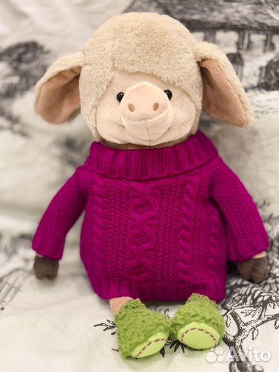 Мягкая игрушка поросенок budi basa