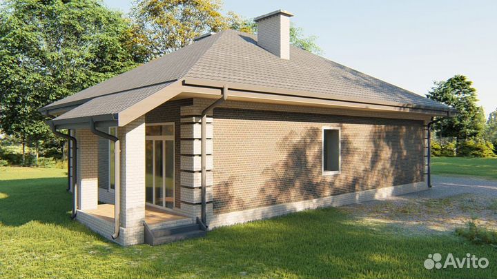 Альбом Проект одноэтажного дома - 138,02 м2