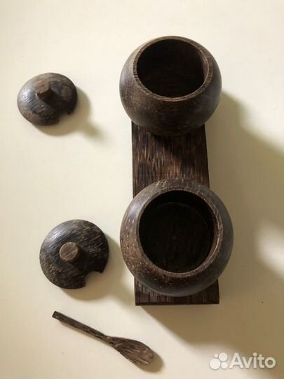 Наборы для специй с острова Бали (дерево)